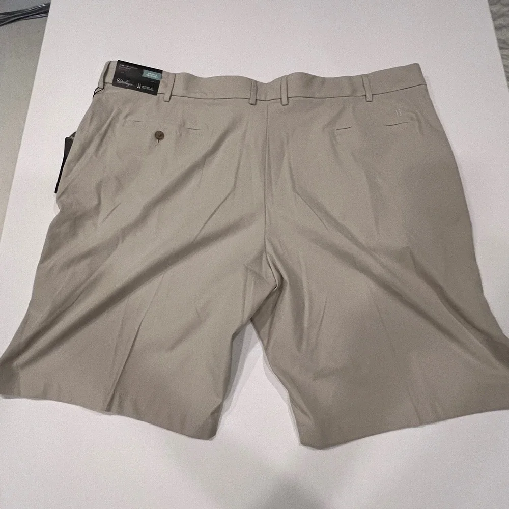 Walter Hagen Perfect 11 Golf Shorts Mens 48 Light Khaki Big & Tall NWT